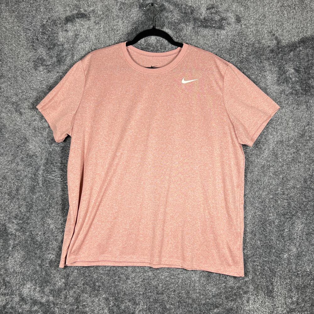 Nike Shirt Womens 2XL Pink Dri-Fit Moisture Wicking Quick Dry Lightweight